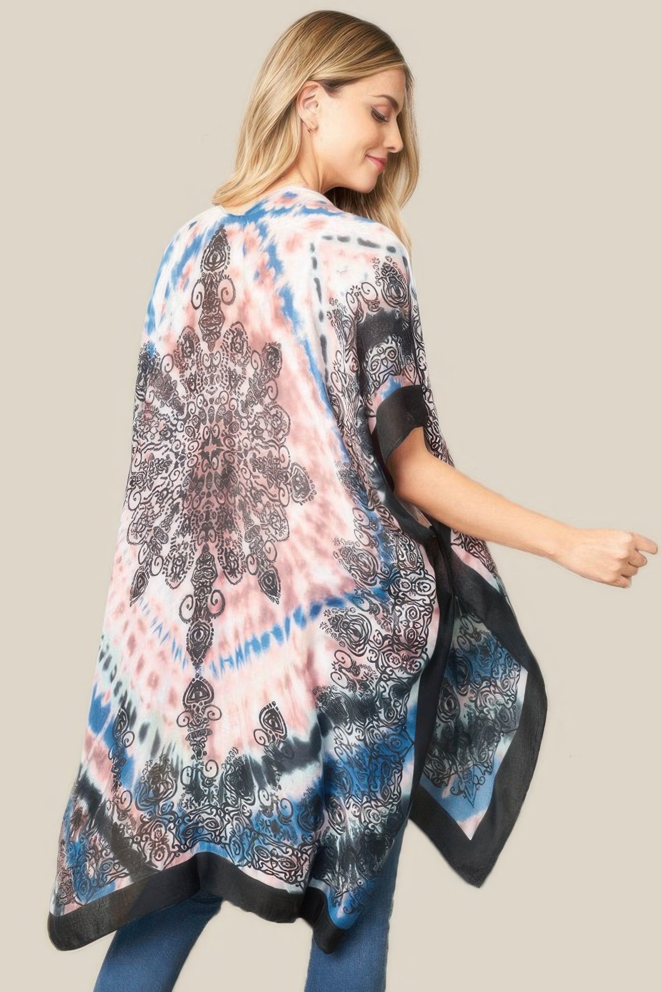 Tie Dye Boho Kimono - Farnelli