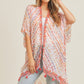 Multi Dash Pattern Tassel Kimono - Farnelli