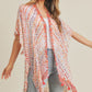 Multi Dash Pattern Tassel Kimono - Farnelli