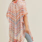 Multi Dash Pattern Tassel Kimono - Farnelli