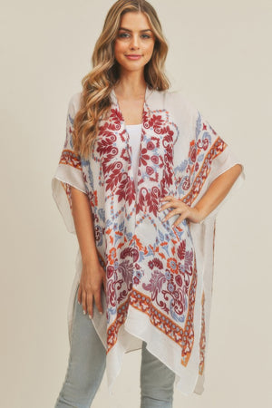 Bohemian Print Kimono - Farnelli