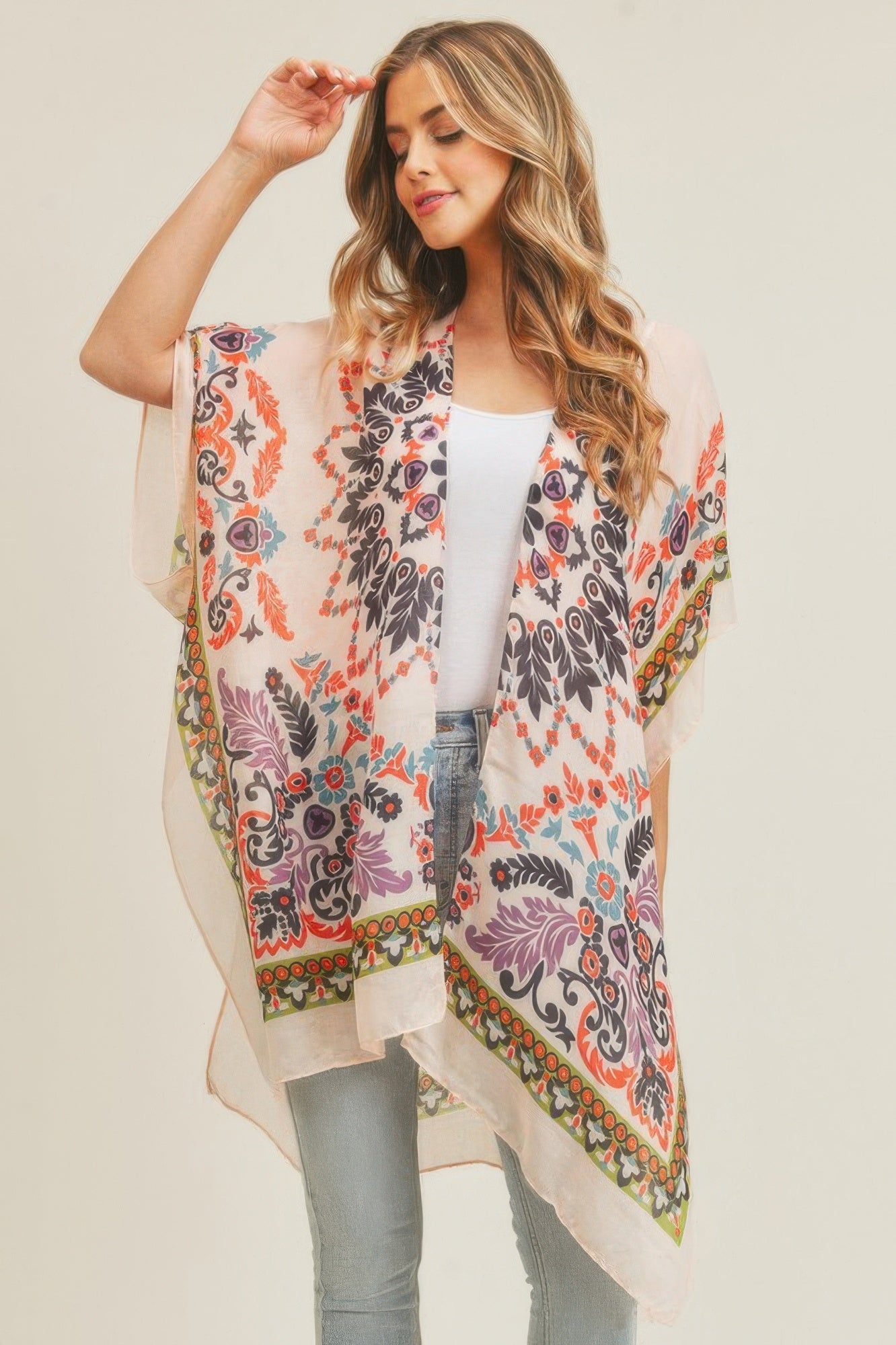 Bohemian Print Kimono - Farnelli