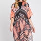 Geometric Boho Print Kimono - Farnelli
