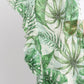 Ruffle Lined Tropical Leaves Print Open Frontcover - Farnelli
