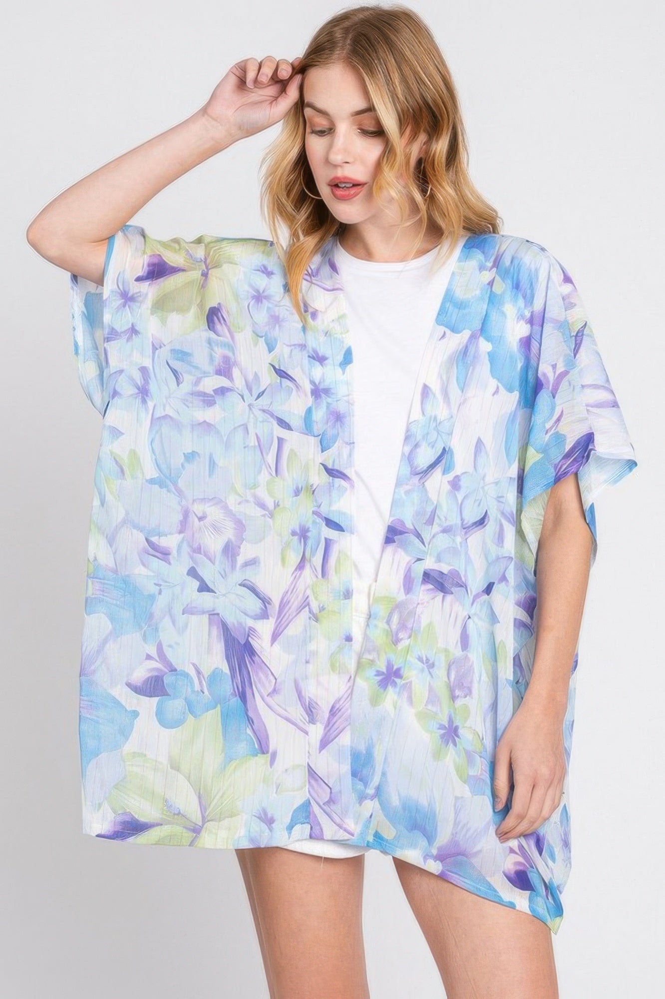 Floral Print Cover-up - Farnelli