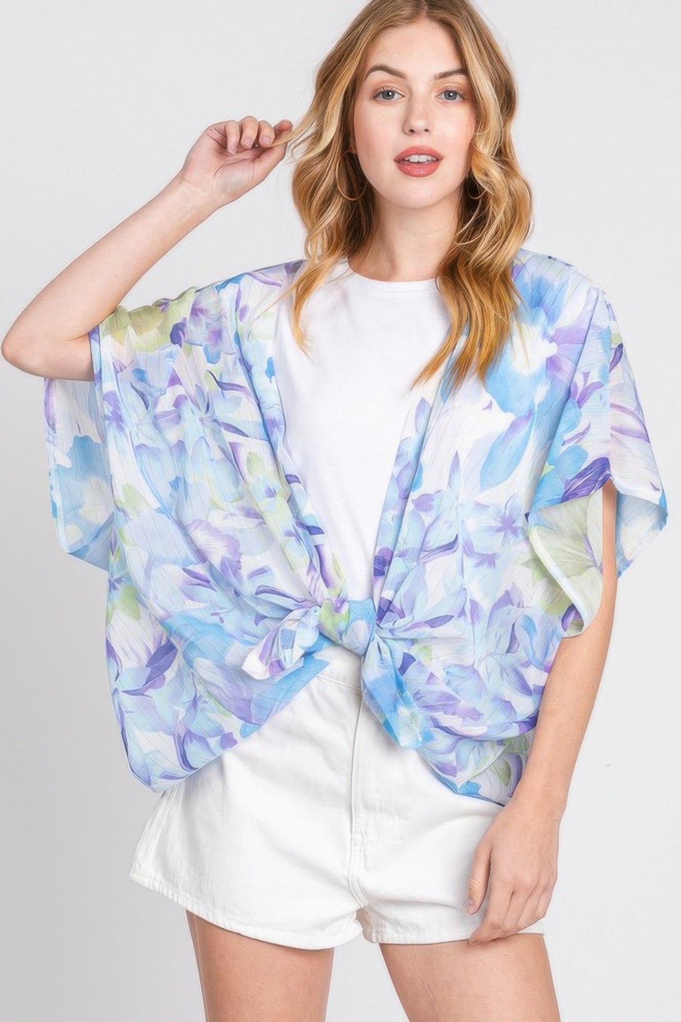 Floral Print Cover-up - Farnelli