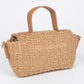Faux Straw Top Handle Bag - Farnelli