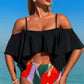 Ruffle Top High Waisted Bottom Tankini Swimsuit - Farnelli