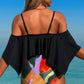 Ruffle Top High Waisted Bottom Tankini Swimsuit - Farnelli