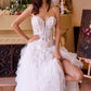 Andrea & Leo WL016 Strapless Drop Waist Cascading Wedding Dress