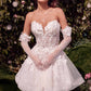 Andrea & Leo WL020 Dress Short Floral Appliqued Bridal Party Gown