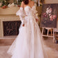 Andrea & Leo WL032 Gown Floral Appliqued Strapless Wedding Ball Gown