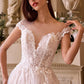 Andrea & Leo WL038 Dress Long Cap Sleeve Bridal Gown