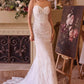 Andrea & Leo WL044 Dress Fitted Lace Wedding Dress & Removable Overskirt