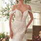 Andrea & Leo WL051 Dress Fitted Lace Wedding Mermaid Gown