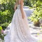 Andrea & Leo WL058 Ball Gown Wedding Dress Plunging Neckline