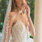 Andrea & Leo WL060 Mermaid Bridal Gown Veil Included