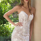 Andrea & Leo WL062 Fit and Flare Strapless Wedding Gown Includes Veil