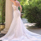 Andrea & Leo WL065 Mermaid Bridal Gown Removable Sheer Lace Sleeves