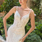 Andrea & Leo WL066 Fit and Flare Deep Illusion Wedding Gown