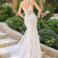 Andrea & Leo WL066 Fit and Flare Deep Illusion Wedding Gown