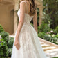 Andrea & Leo WL069 Off White/Nude A-Line Scoop Neckline Lace Wedding Dress