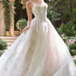 Andrea & Leo WL069 Off White/Nude A-Line Scoop Neckline Lace Wedding Dress