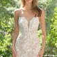 Andrea & Leo WL072 Fit and Flare Strapless Plunging Neck Wedding Dress