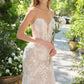 Andrea & Leo WL072 Fit and Flare Strapless Plunging Neck Wedding Dress