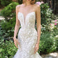 Andrea & Leo WL088 Fitted Mermaid Bridal Gown Strapless Layered Tulle