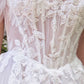 Andrea & Leo WL089 Off Shoulder Floral Lace Applique A-Line Wedding Gown
