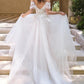 Andrea & Leo WL089 Off Shoulder Floral Lace Applique A-Line Wedding Gown