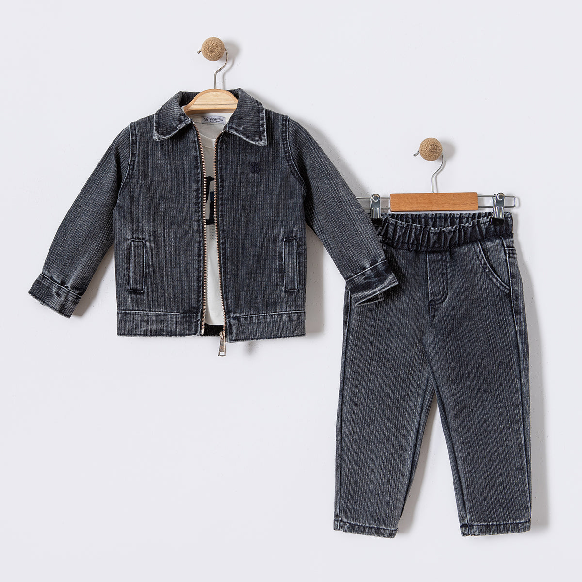 Casual Carl Boys 3PC Denim Set-0