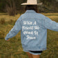What a Friend In Jesus Denim Jacket