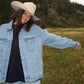 What a Friend In Jesus Denim Jacket