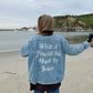 What a Friend In Jesus Denim Jacket
