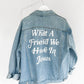What a Friend In Jesus Denim Jacket