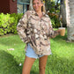 What a Friend in Jesus Camo Shacket