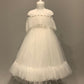 Tiana Princess Girls' White Dress - Farnelli