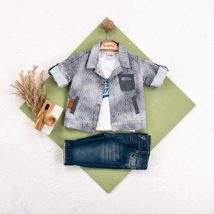 Fresh King Boys Casual Set-0