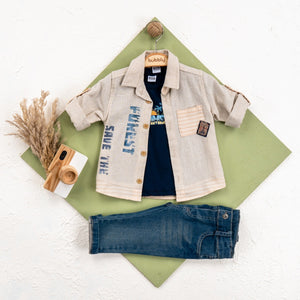 Slick Soldier Boys Casual Set-1