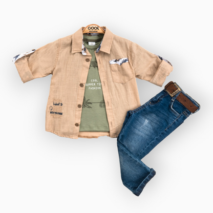 Cool Money Boys Casual Set-1