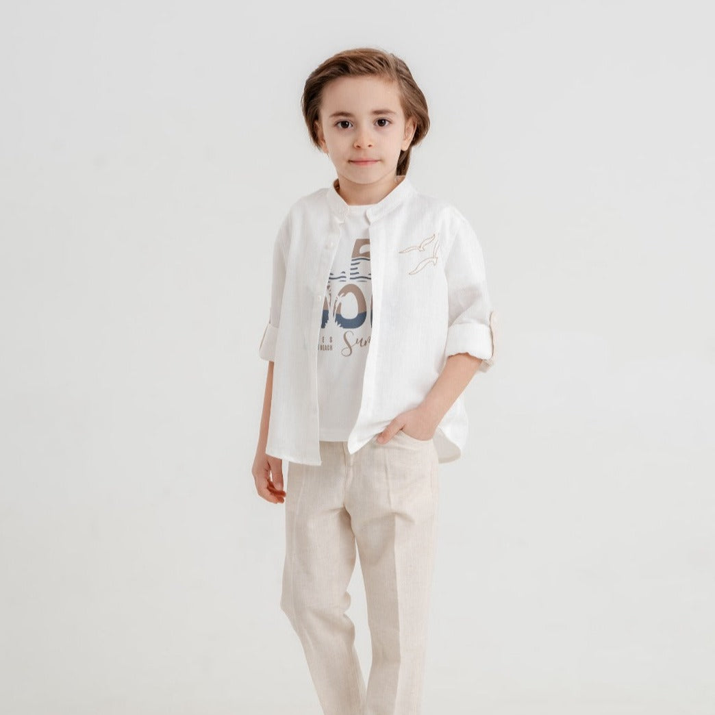 Tropical Tranquility Boys Dressy Set - Farnelli