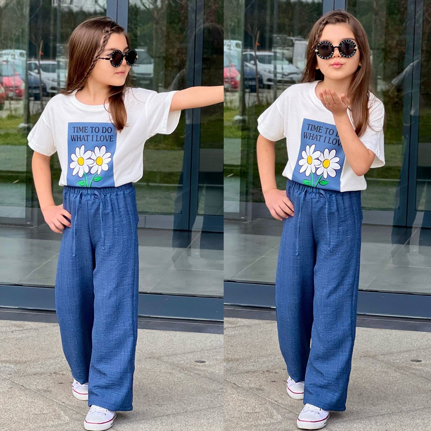 Love Blossom Girls Casual Set - Farnelli