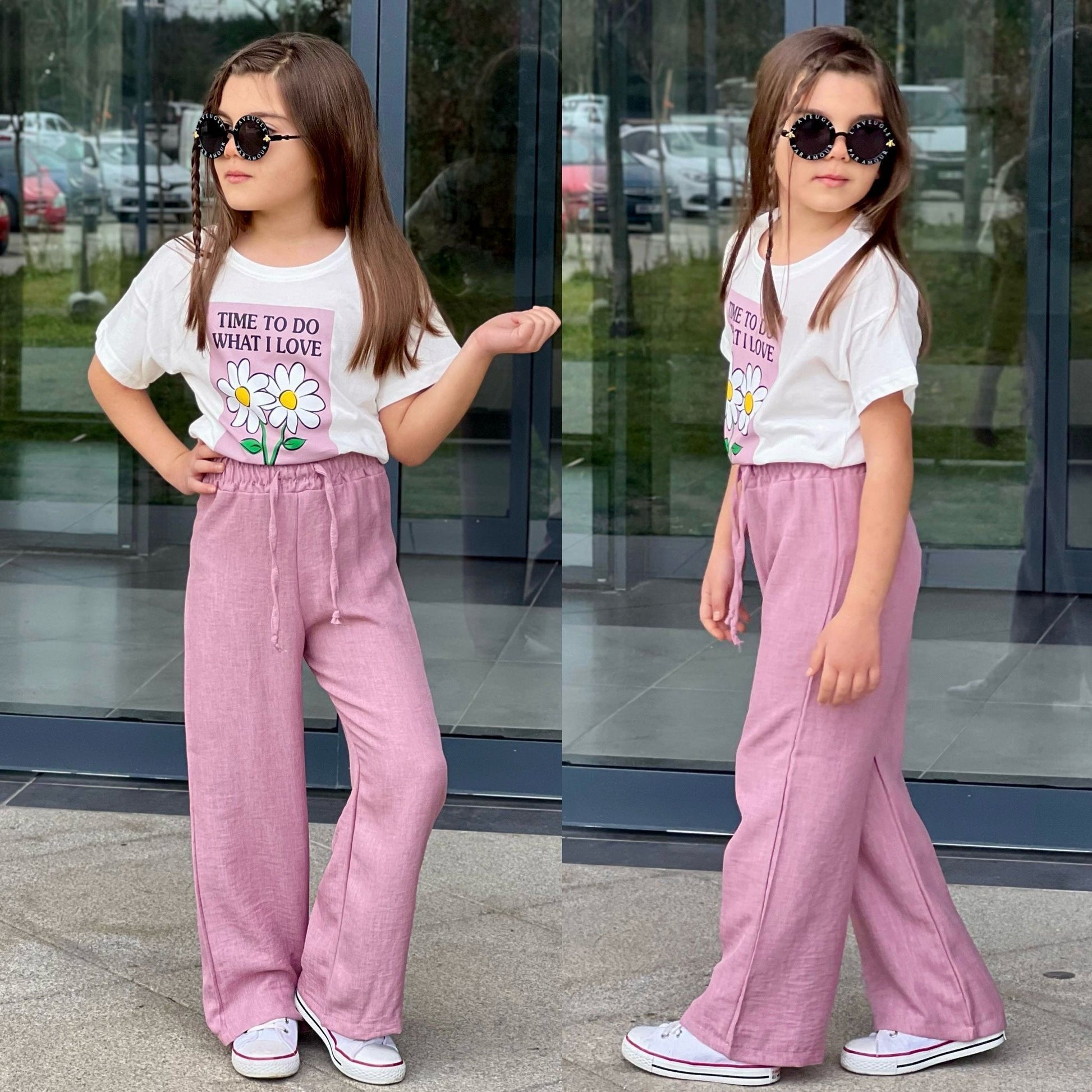 Love Blossom Girls Casual Set - Farnelli