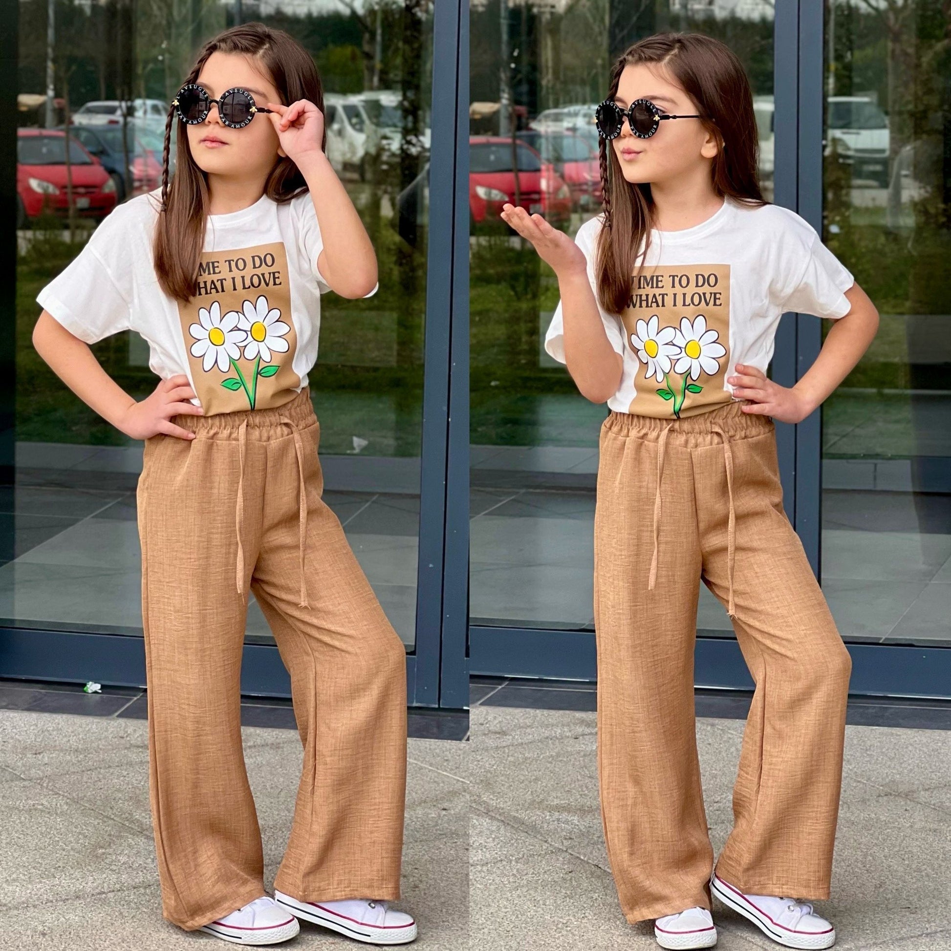 Love Blossom Girls Casual Set - Farnelli