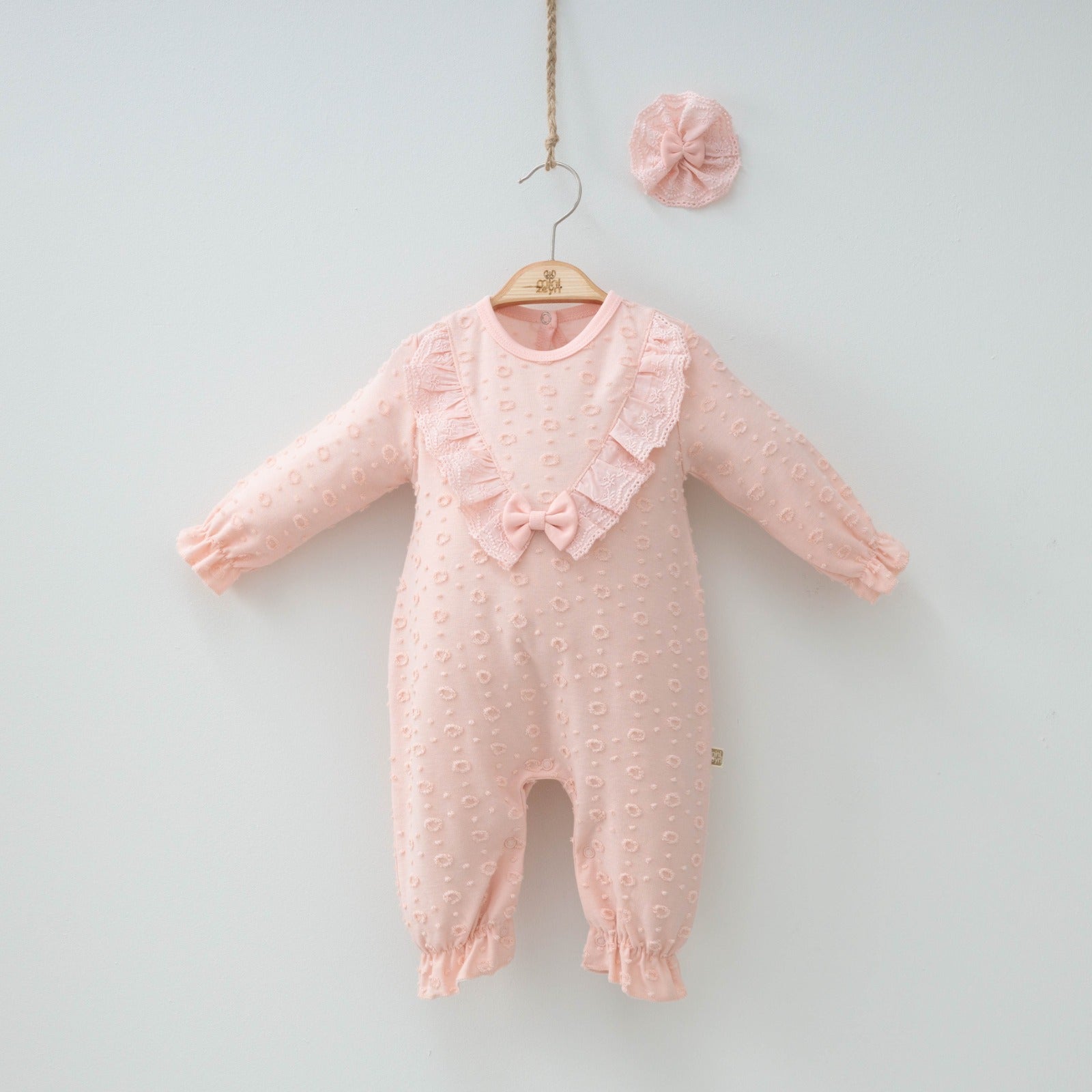 Frilly Bow Girls Pajama Set - Farnelli