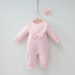 Frilly Bow Girls Pajama Set-0