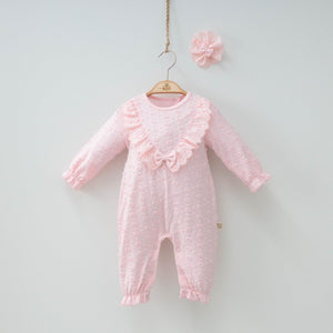 Frilly Bow Girls Pajama Set - Farnelli