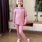 Rib Gorgeous Girl Hoodie Set-1